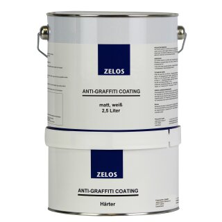 ZELOS ANTI-GRAFFITI COATING matt weiß 2,5L