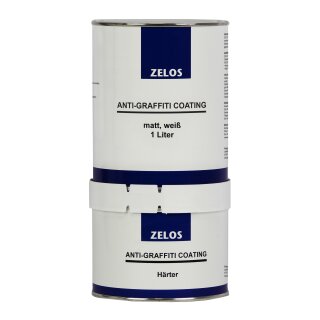 ZELOS ANTI-GRAFFITI COATING matt weiß 1L